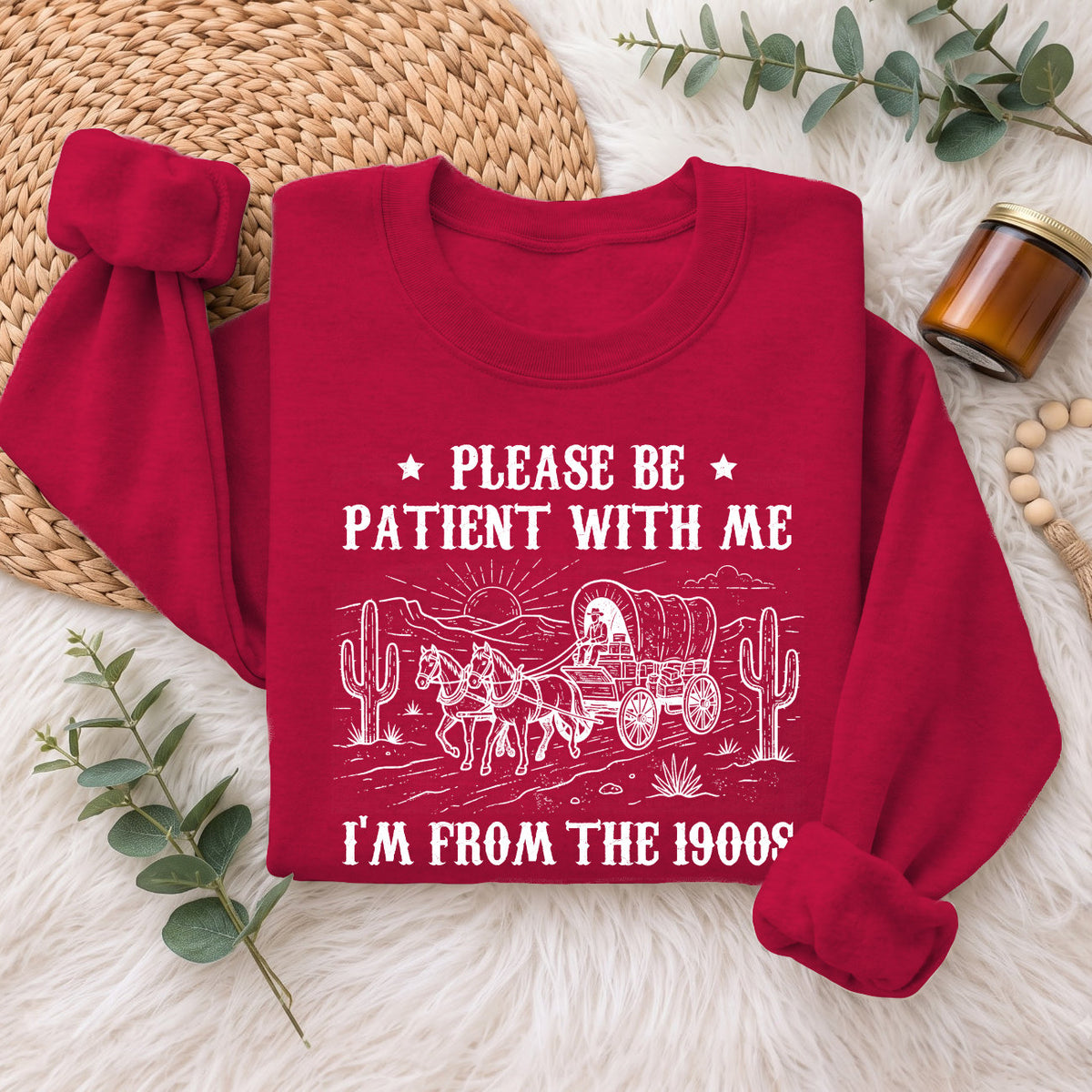 Please Be Patient With Me 1900s Sweatshirt, Funny Vintage Sweater