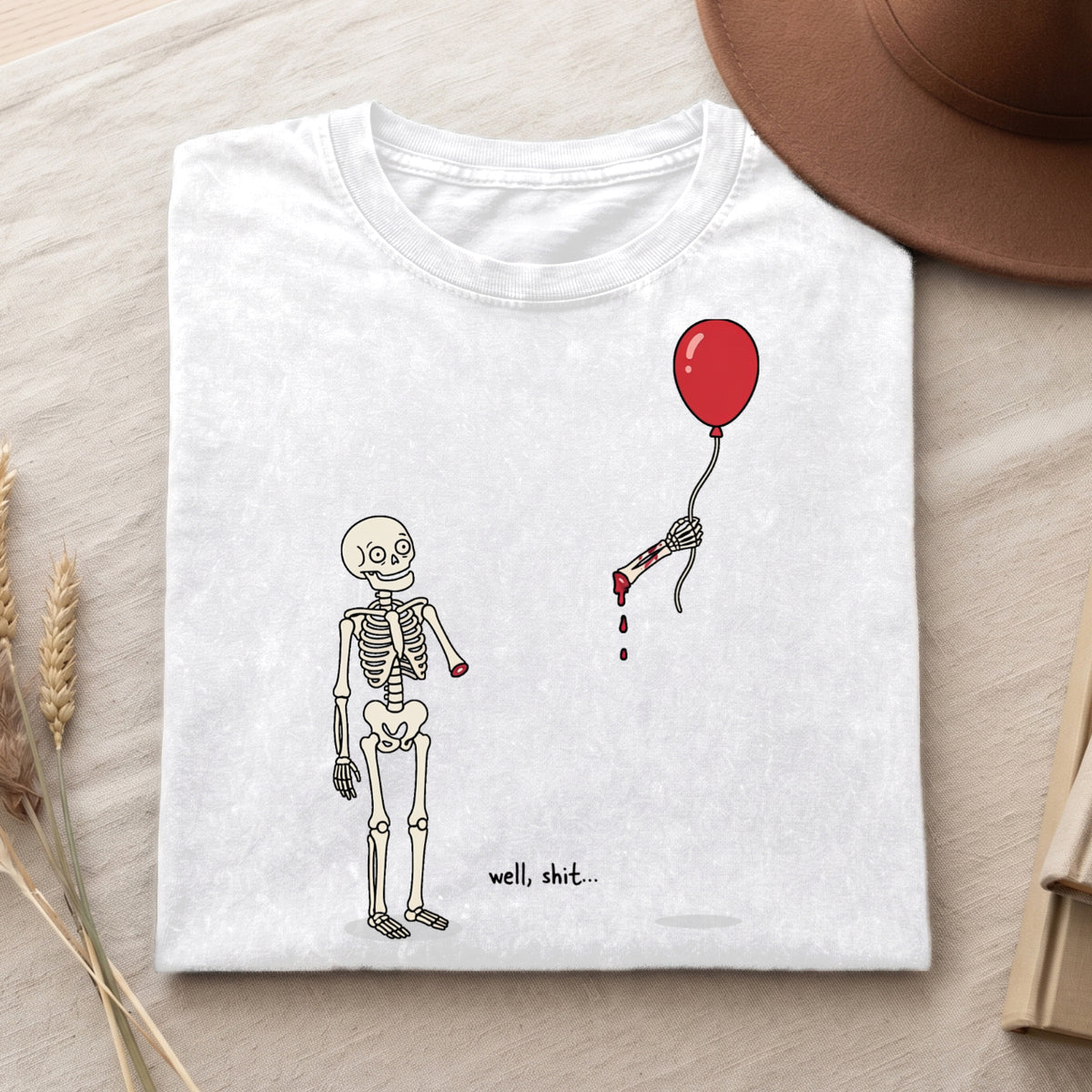 Oh Well - Halloween Cotton Shirt (PB091826-2)