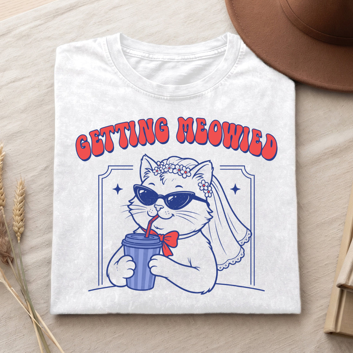 Getting Meowied Shirt, Funny Cat Bride Tee