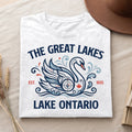 Lake Ontario Unisex Cotton T-shirt- Lake Of Shining of Waters Tee PB100926-7