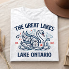 Lake Ontario Unisex Cotton T-shirt- Lake Of Shining of Waters Tee PB100926-7